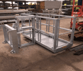Pivoting & Extending to 4.45M wide, Man-Lift Basket/Access Platform